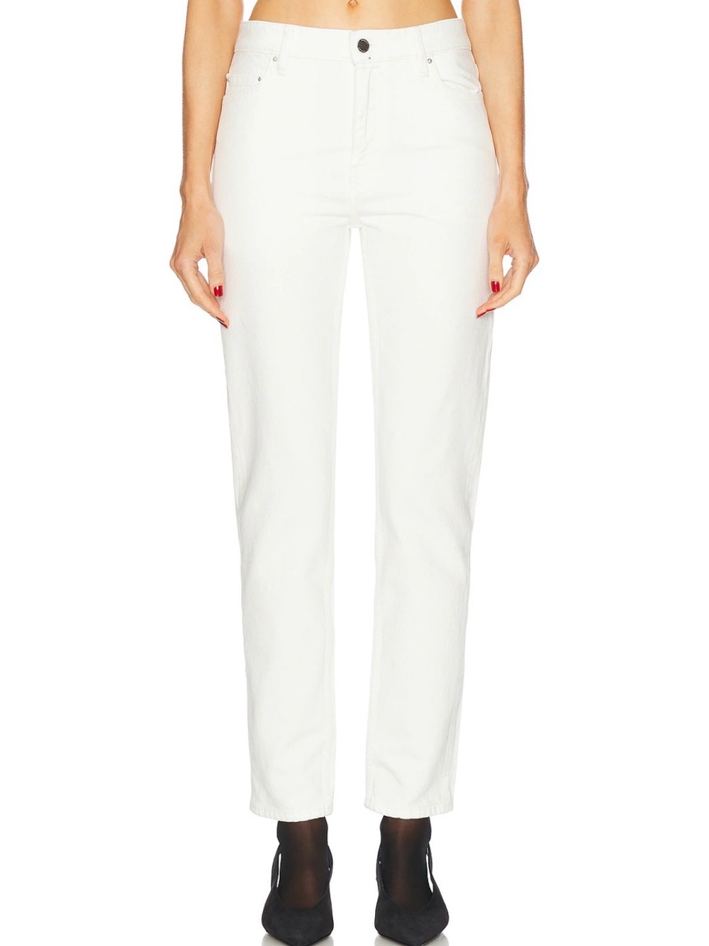 Toteme low taper denim Women’s size 27/32, off white